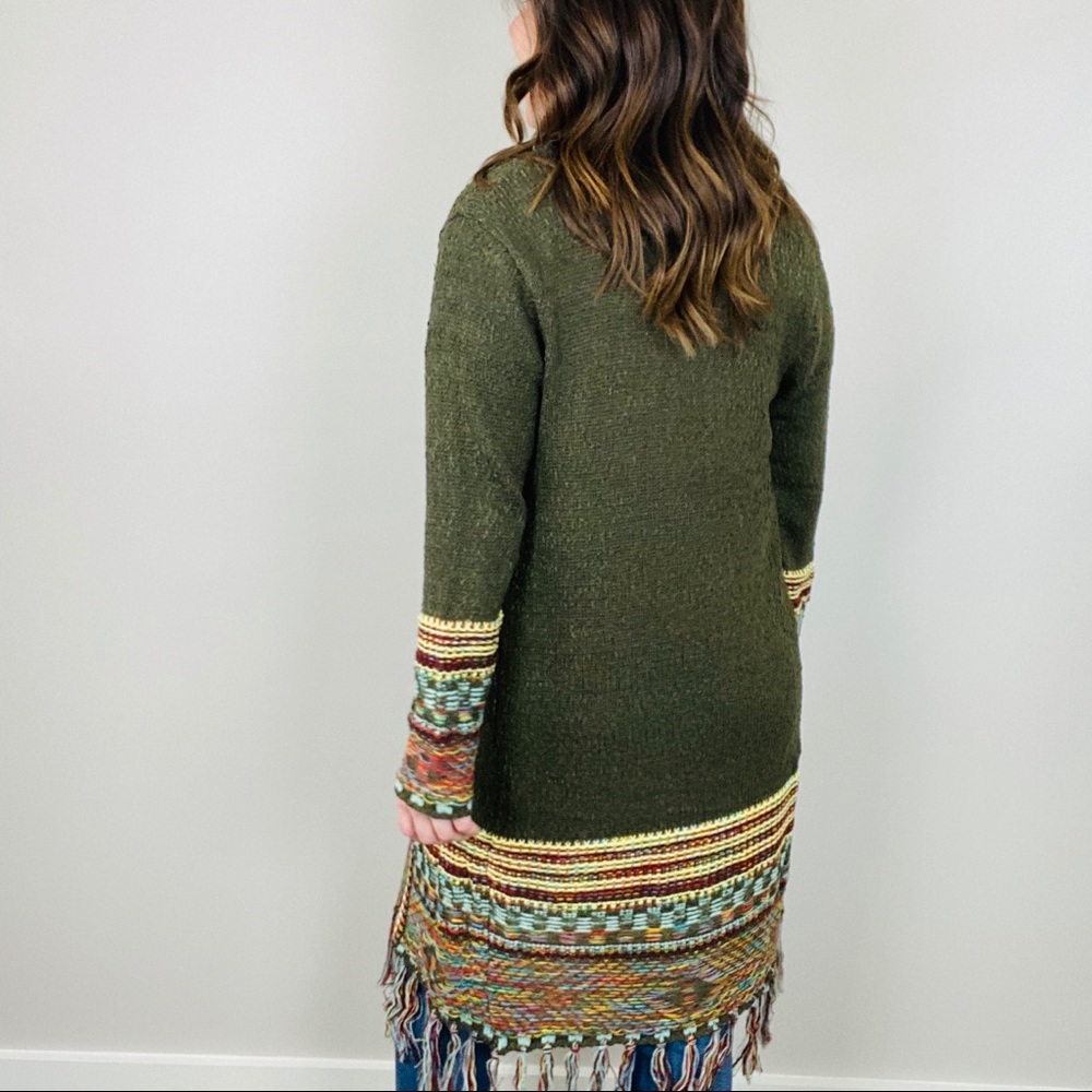 Very Moda Multicolor Knit Cardigan - Picture 3 of 6